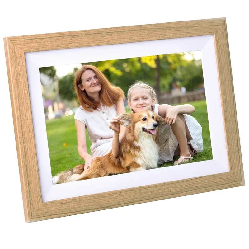 Quadros 10.1 polegh WiFi Digital Photo Frame 1280 800 IPS Touch Screen Cloud Digital Picture Frame 16 GB Compartilhar foto via aplicativo