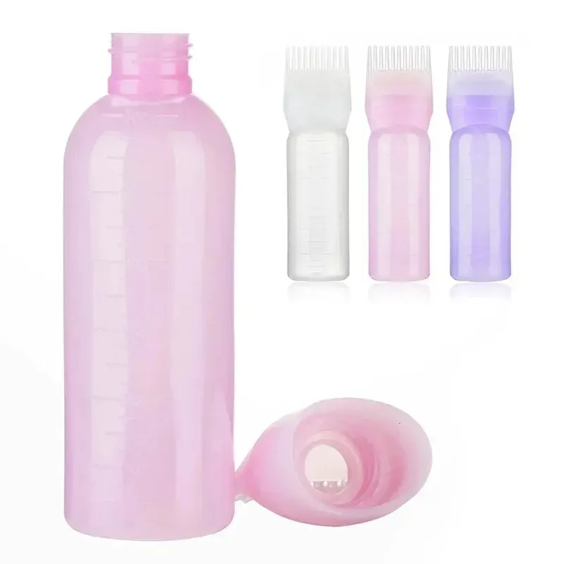 Hair Dye Applicator Brush Bottles for Dyeing Shampoo and Oil Comb Styling Hair Coloring Tool Kit