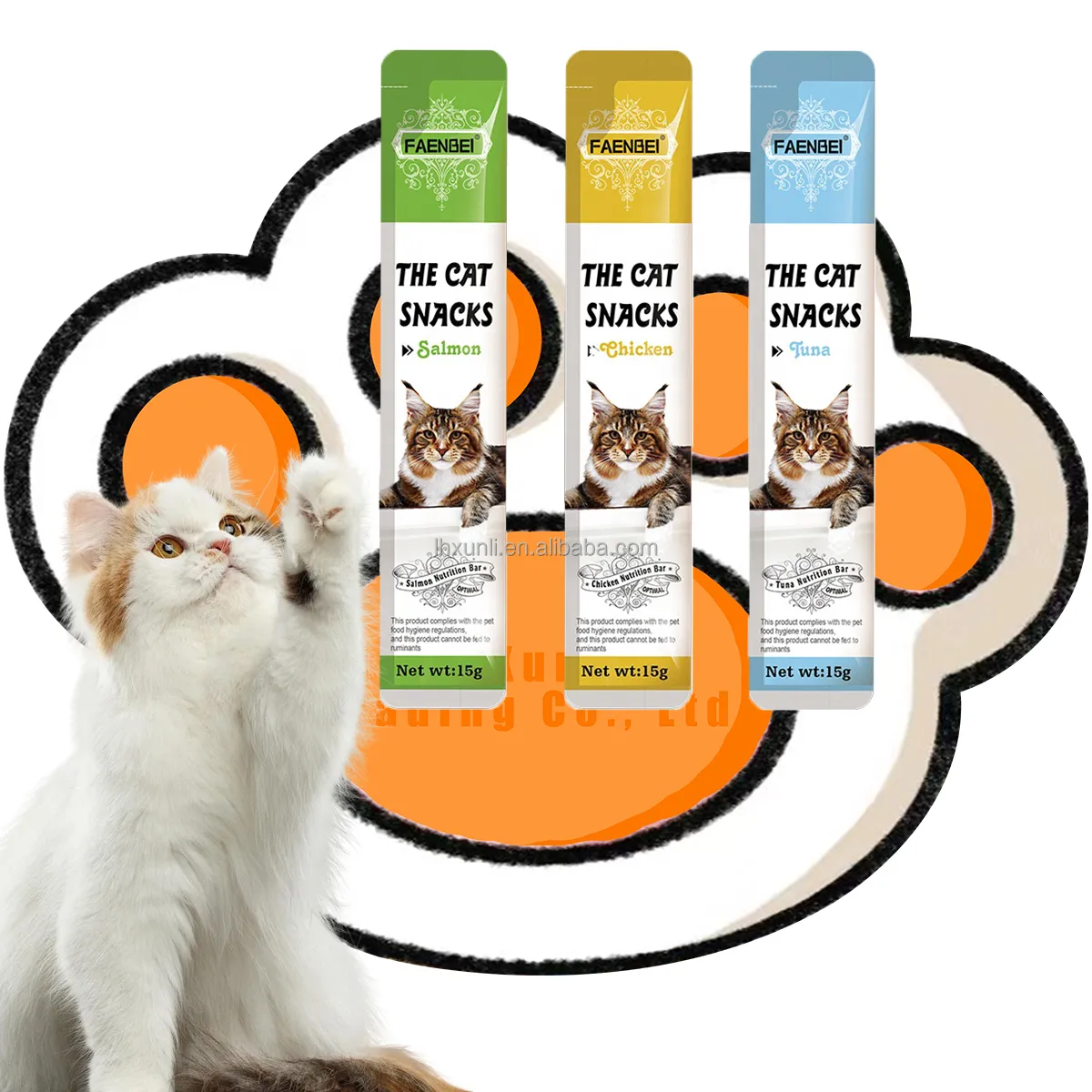 Save Big on Bulk High Calorie Wet Cat Food For Weight Gain Adult Cat Food  With Dried Fish, Licking Sauce Delicious Wet Cat Food For Weight Gain  Best