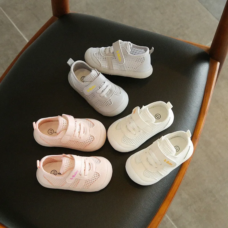 Niños Casuales zapatos de malla de malla para caminar para niños zapatos para bebés primavera otoño para niñas niñas de calzado de suela suave de chicas talla 14-20 euros i64g#