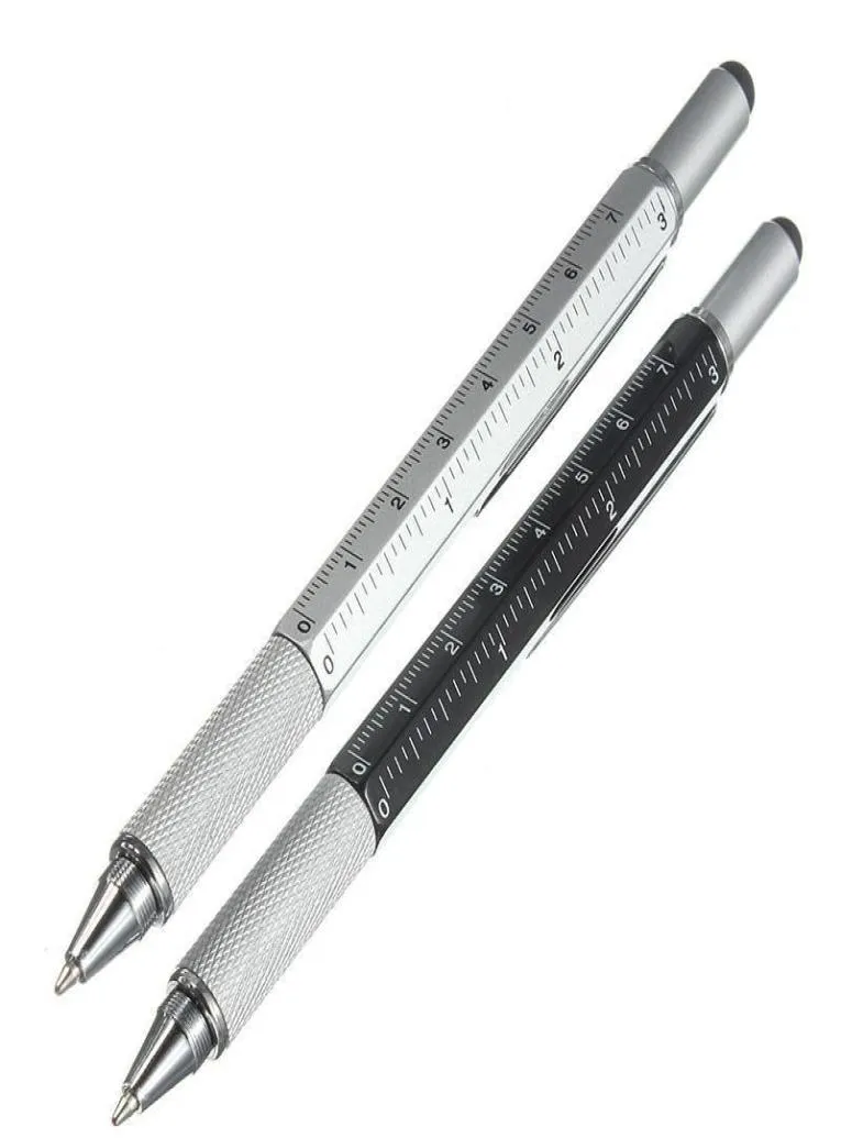 Pen de bolígrafo de herramienta de nivel de regla de regla de regla de regla de fábrica múltiple con un lápiz óptico superior y escala para 3041871
