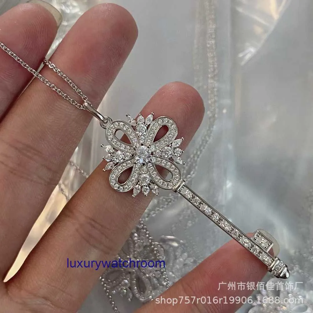 Collane a pendente di design tiifeniy di lusso SEIKO TS Sterling Silver Christmas Snowflake Collace