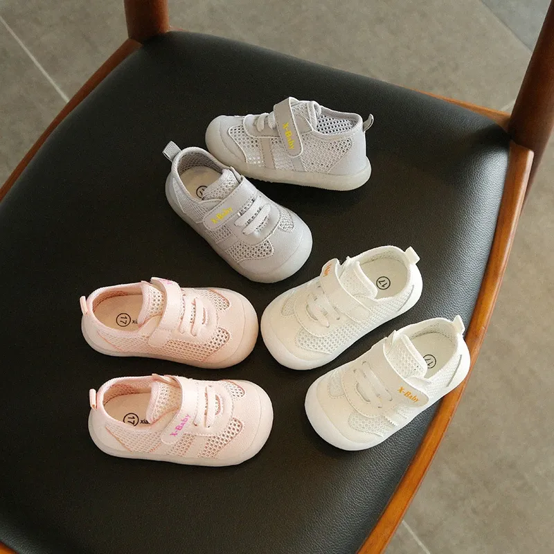 Детские повседневные малыши сетчатая обувь для ходьбы для детской детская обувь весенняя осень младенцы мальчики девочки повседневные мягкие подошвы размер обуви 14-20 H3OF#