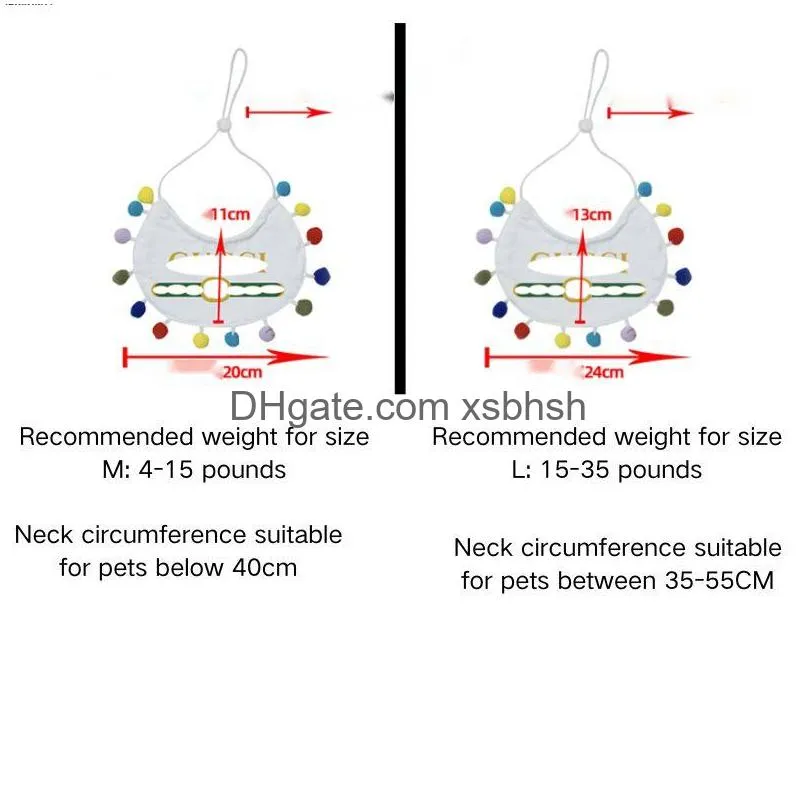 犬のアパレルデザイナーバンダナクラシックレターパターンの贅沢な耐久性のある生地子犬の洗濯可能な洗濯可能な調整可能なペットハンカチdhcnw