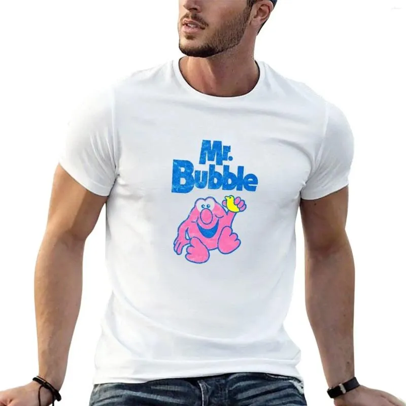 Men's Polos Mr Bubble Vintage T-Shirt Tee Shirt T-shirts Man Big And Tall T Shirts For Men