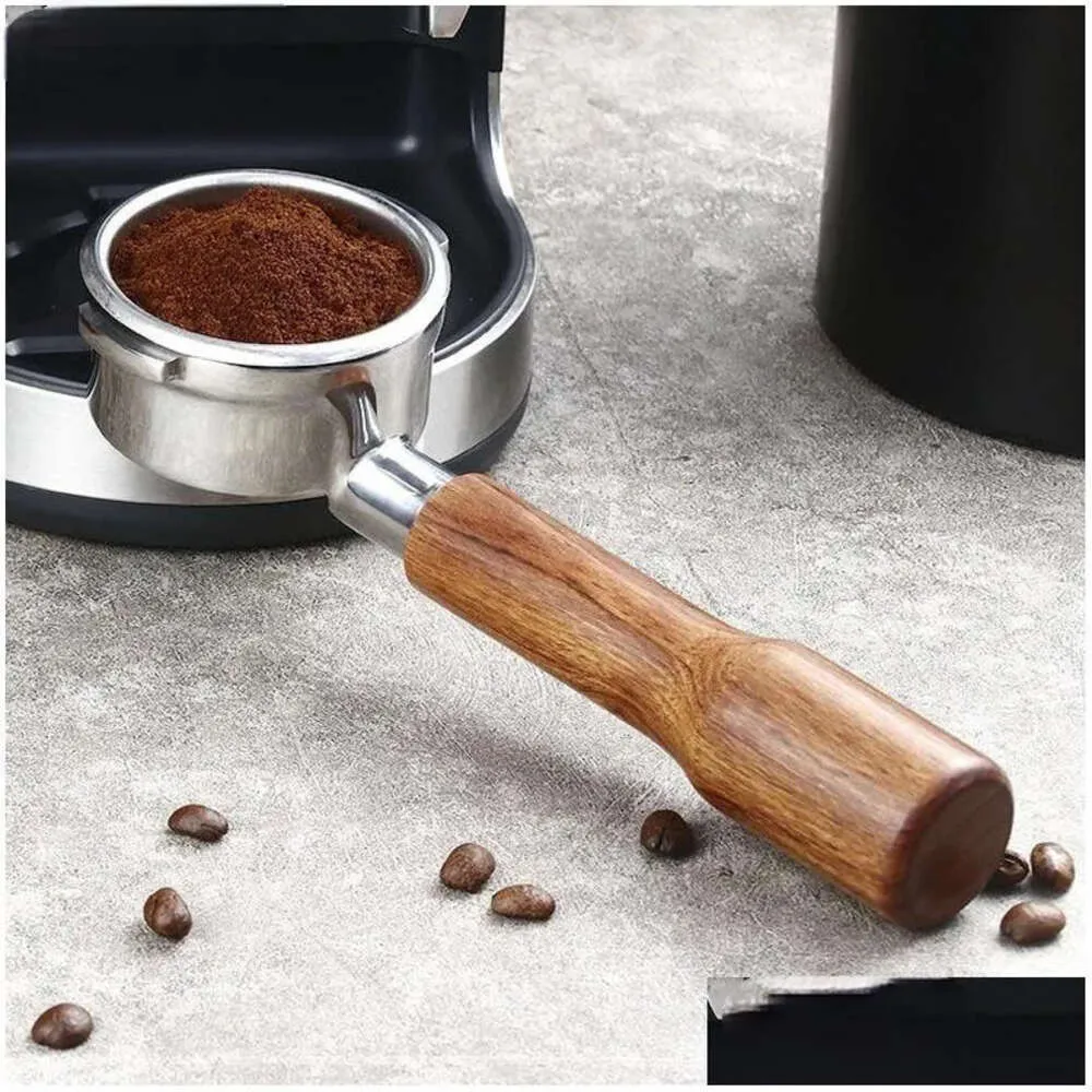 Filter 58mm Handle Coffee Bottomless Portafilter för Breville 9xx Series Hine Coffeeware Makers Filter Borge Drop Delivery Home Ga Dhkgu Ware