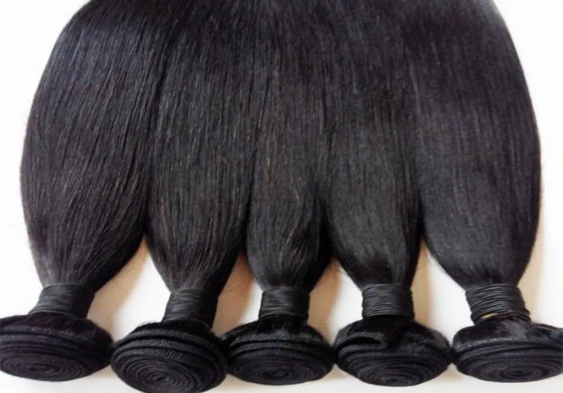 Brazilian virgin Hair Bundles Malaysian Peruvian Mongolian Indian remy Extension Straight 3pcs Russian European human weft Factory9998144