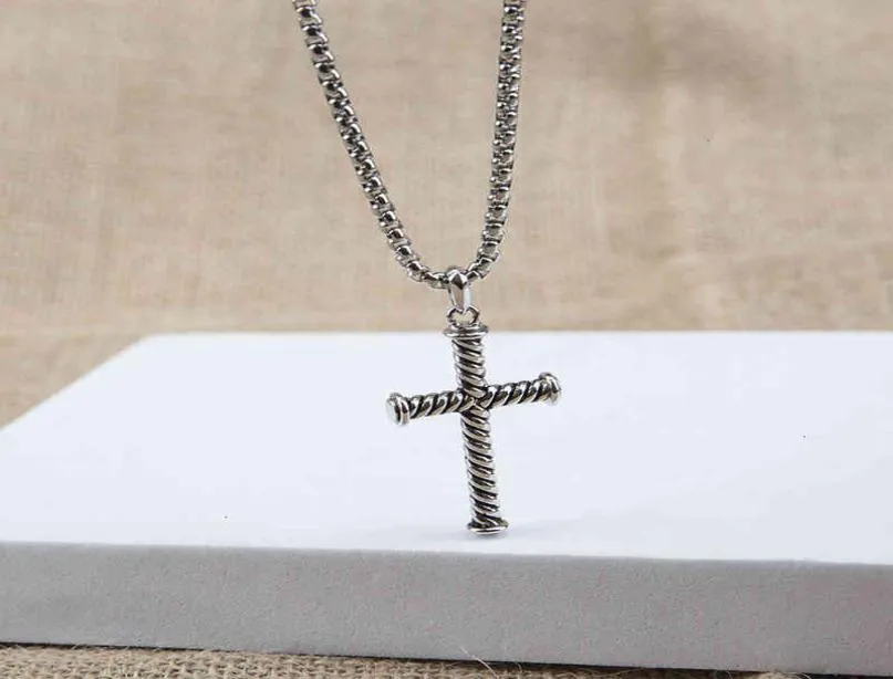 Ketting kettingen Dy Cross Style Designer Men Women Sieraden Heren Draad Pendant5658782