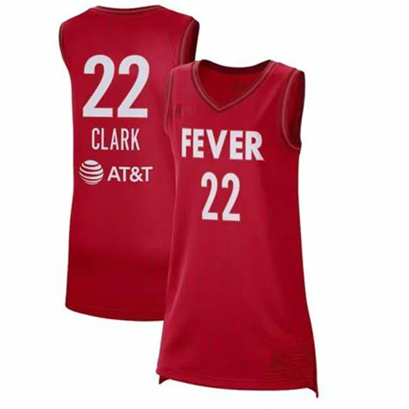 Caitlin Clark indiana fever Unisex 2024 dratr Rebel Editon Vicrory Player Red jersey