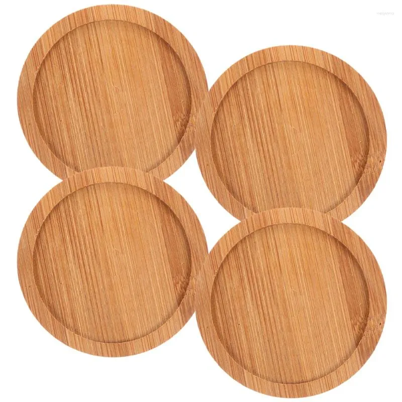 Подушка бамбуковые антискридные чашки подставки для кофейного стола Практические круглые защитные коврики