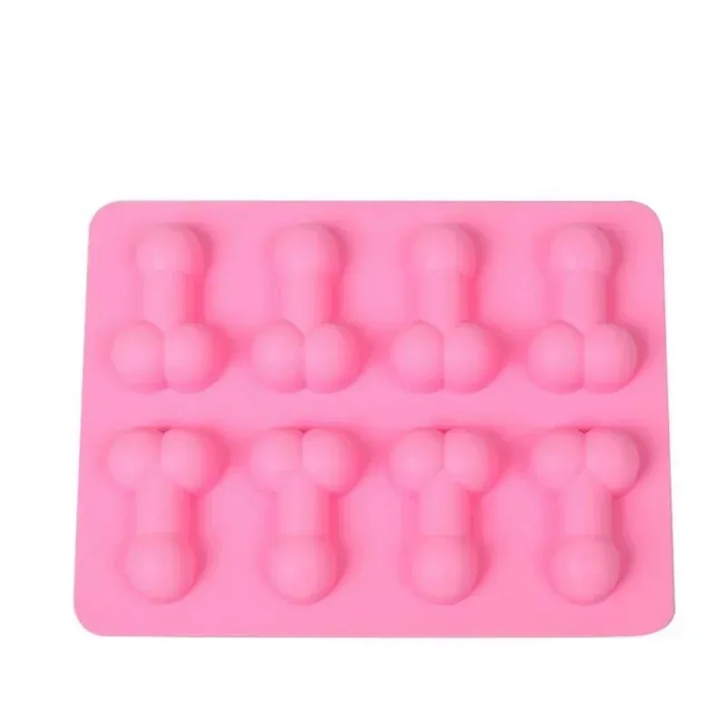 Sexy Durable Ice Cube/Cake Mold Silicone Baking Mold Bakeware 8 Grids Handmade Creative Bakeware Tool for Home