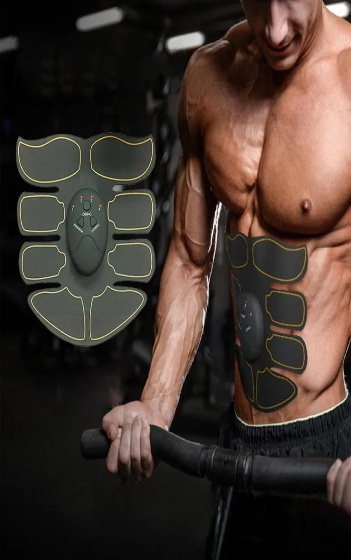 Smart Electric ABS EMS Trainer Arm Abdominal Muscle Stimulator Weight Lose Smart Fitness Massage Kit Body Slimming Massage Machi2532741