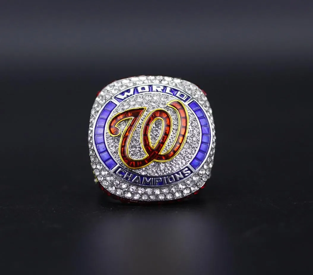 2020 HELA WASHINGTON2019 2020 Nationals World Series Champions Baseball Team Championship Ring Presents To Fans US Size 9137928544