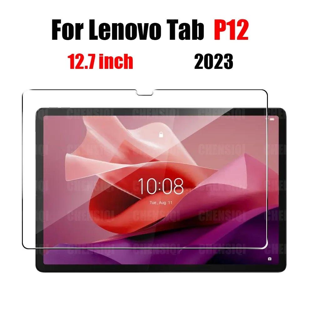 Protectors Tempered Glasfilm für Lenovo Tab P12 12,7 Zoll 2023 Tablette 9H Härte HD -Antiskratch -Bildschirmschutz für Lenovo Tab P12