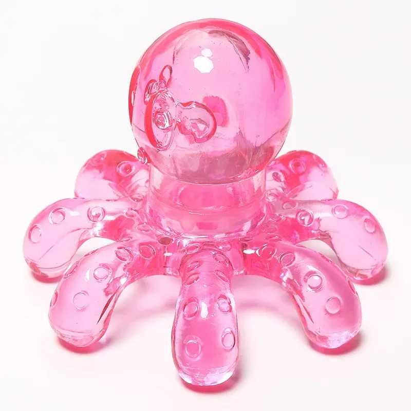 Mini Octopus Shape Personal Massage Muscle Relaxing Body Neck Massage Tool Crystal Claw Massage Handheld Massage