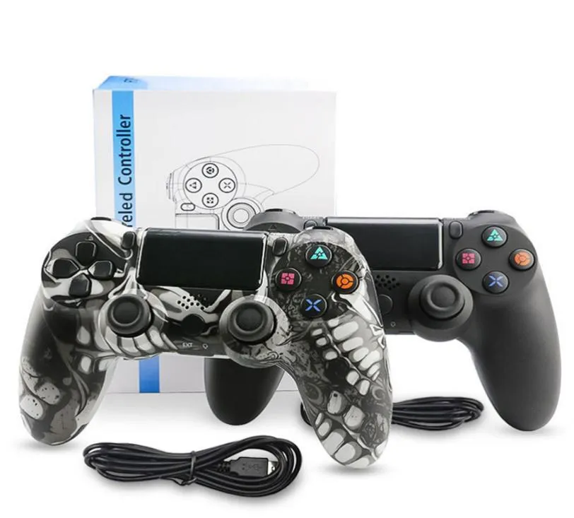 Wired Controller for PS4 Vibration Joystick Gamepad Game Controller for Sony Play Station With Retail box6351260