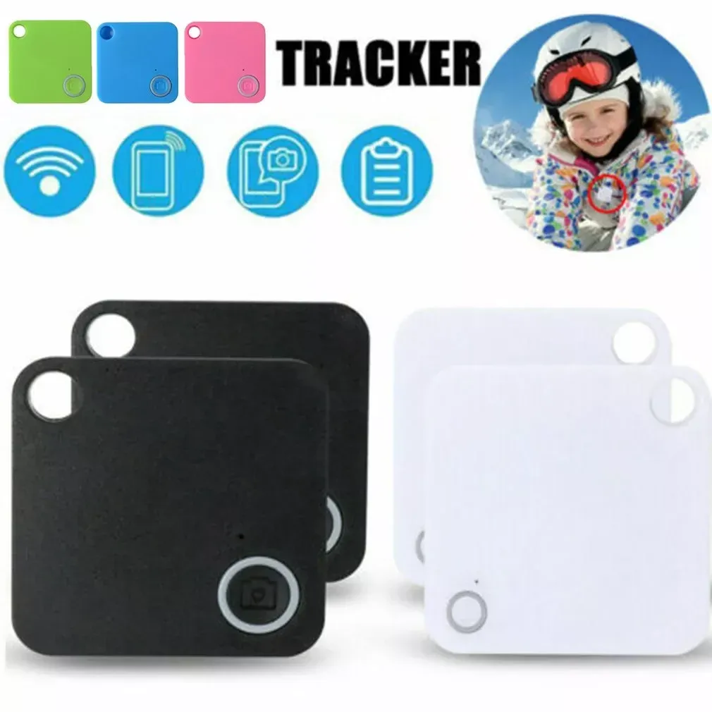 Tillbehör Kakel Mate GPS BluetoothCompatible Tracker Nyckel Finder Locator Antilos Tracking Device Car GPS Tracker Dog Collar Tracker