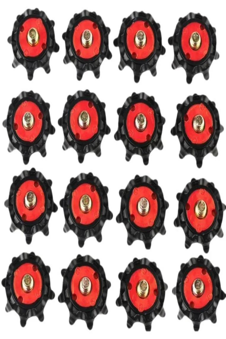 Golf Training Aids 16Pcs Outdoor Shoe Spikes Screw Parts Soft Rubber For Sports Shoes RedBlack9432834