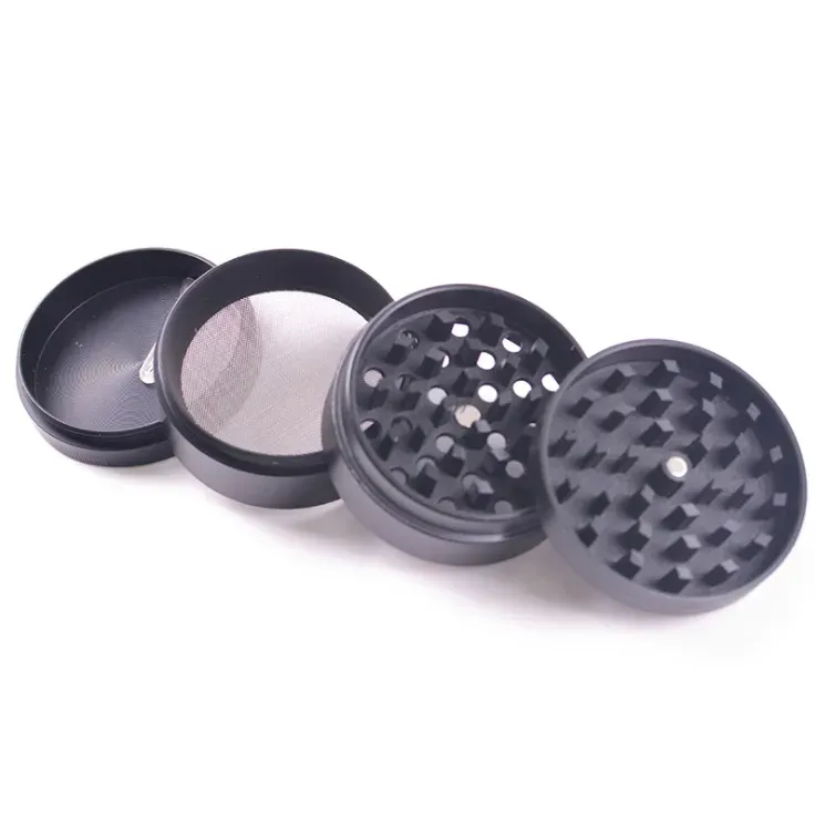 Metal Tobacco Grinder High Quality Smoking Accessories 40 50 55 63 mm 4Layers Hand Mini Style Zicn Alloy Dry Herb Crusher