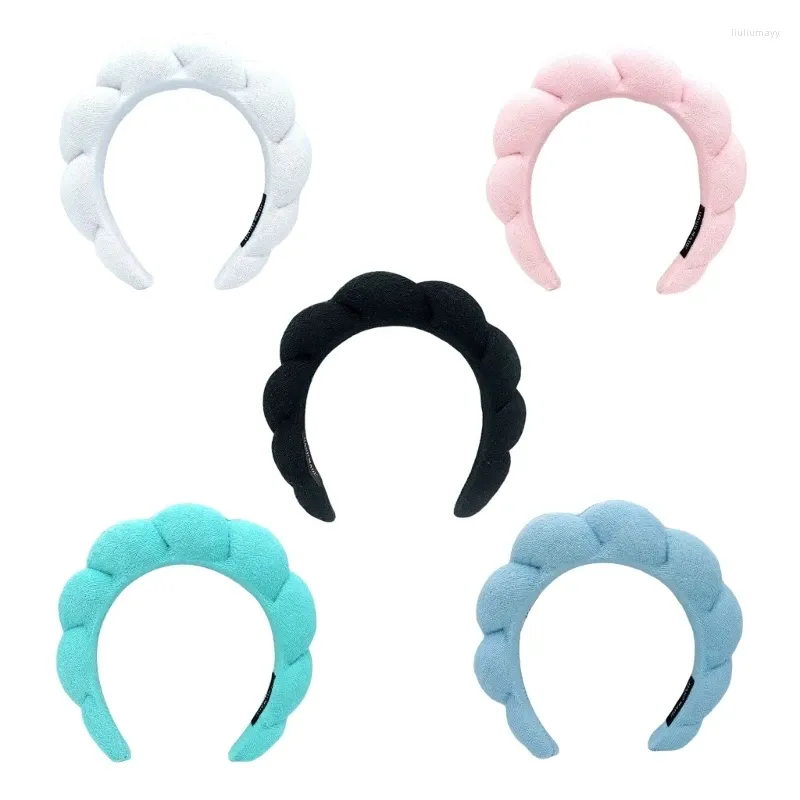 Party Supplies 652F Spa Headband For Washing Face Sponge Hairband Skincare Yoga Sweatband Terry Towel