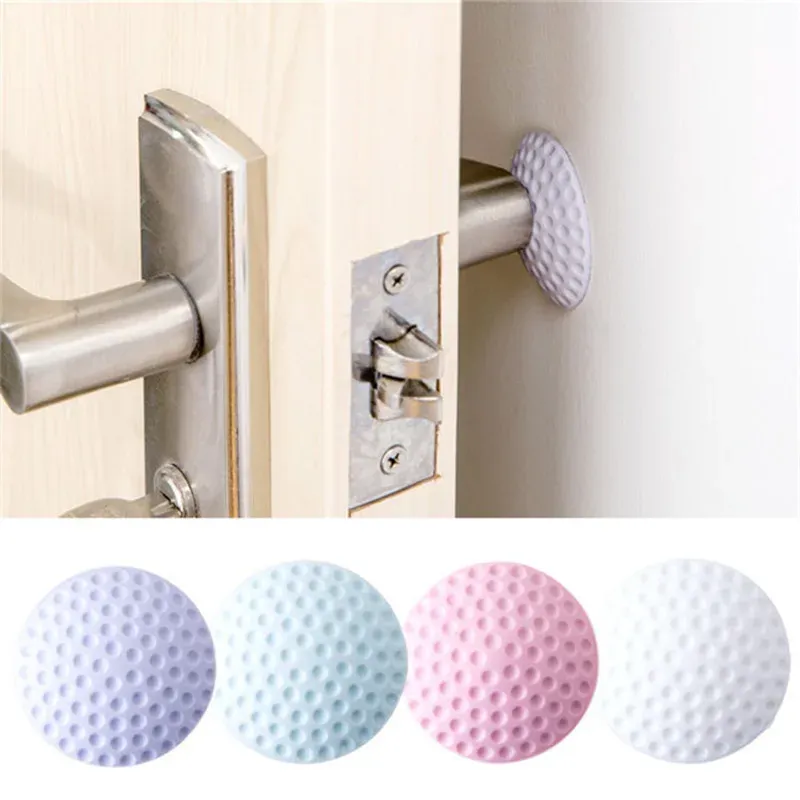 Klistermärken 1x väggförtjockning Mute Door Sticker Door Lock Table Corner Doors Anticollision Protective Pad Golf Styling Wall Home Decor