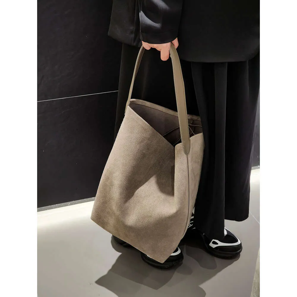 Large Suede Tote Bag - N/S Design, Spacious & Stylish - Shop