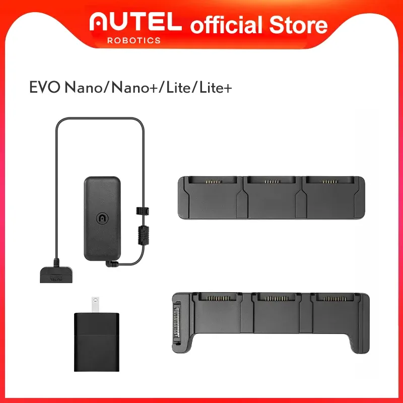 Chargers Originele Autel Robotics Nano/Nano Plus/Lite/Lite Plus Intelligent Battery Charger Adapter Laad Hub onderdelen Accessoires Nieuw