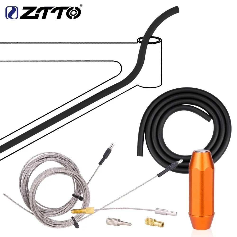 Tools ZTTO Sponge Bike Internal Housing Damper Inner Bicycle Frame Shifter Brake Cable Routing Install Tool Wire Sound Insulation