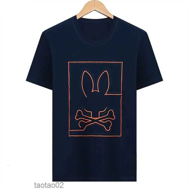 Psykologiska t-shirts psyco kanin t shirt amerikansk designer affärsmode tees mens kvinnor usa high street polos skalle kaniner bunny lv1p