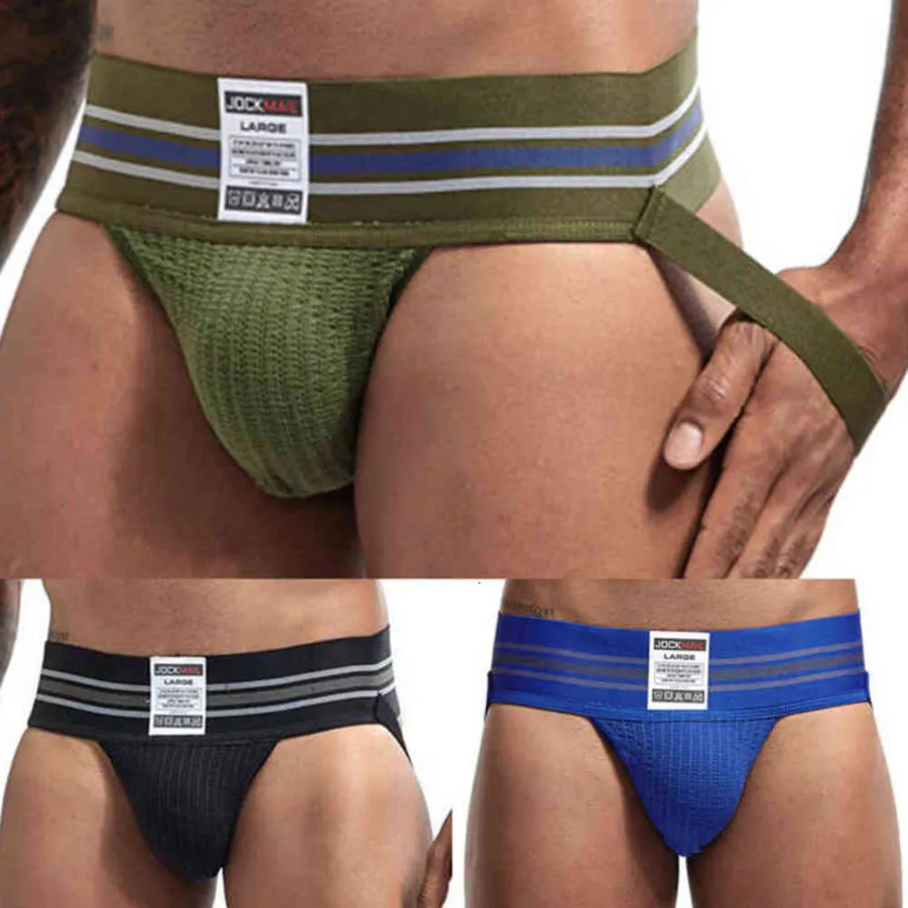 Luxury Mens Underwear Men Jock Strap Elastic Hip Lifting Breattable Sexy Appeal Fashion Thongs 100% helt nya underbyxor Briper lådor Kecks Thong Nqkt