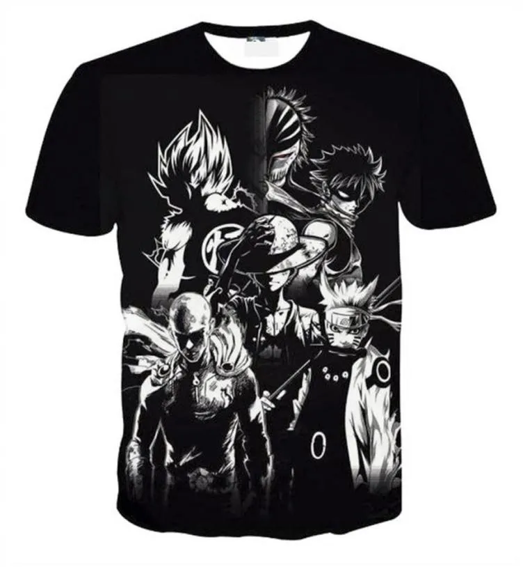 Fairy Tail Natsu Anime T Shirt Men 3D Shirts Unisex Tee Couple Tee Shirs Cartoon Shirts for Child Anime Fans 8 Styles S5XL217z1041060