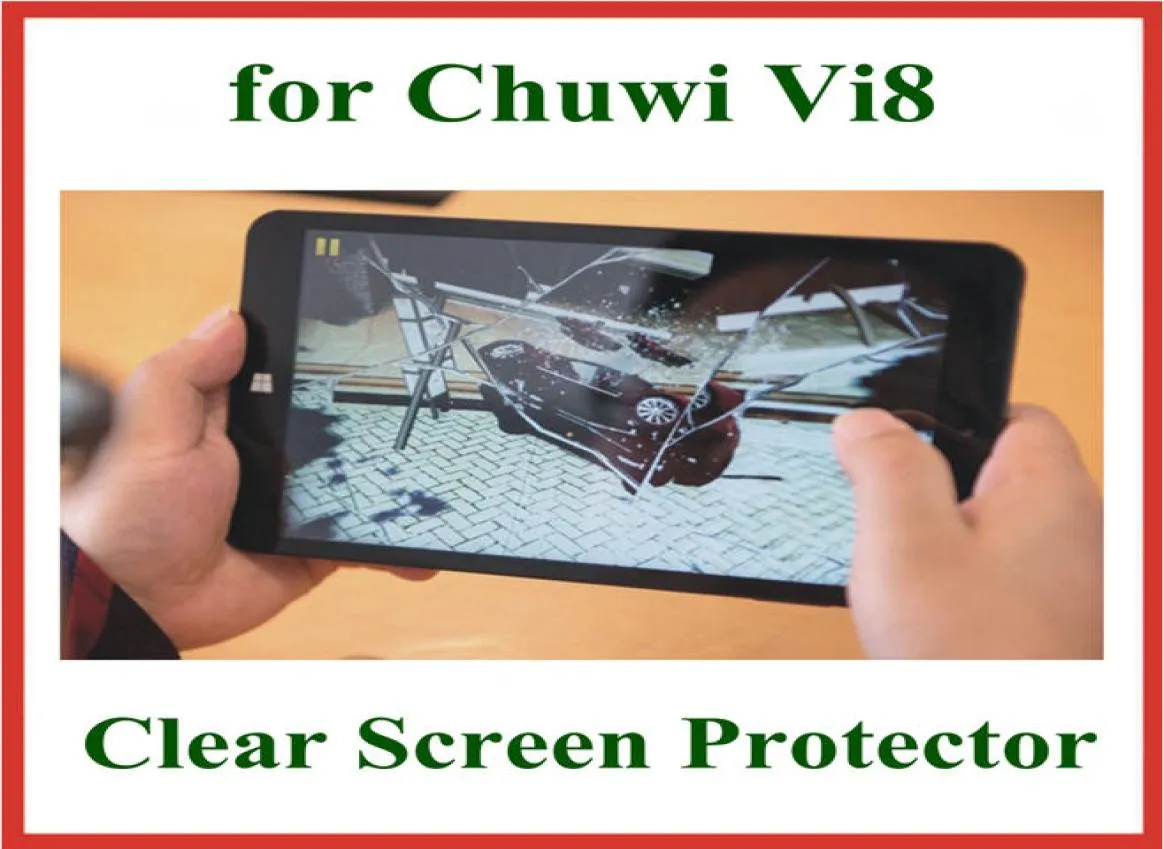 5PCS Crystal Screen Protector dla tabletu Chuwi VI8 PC 8 cali Rozmiar 2025x1163mm ochronne Film Strażnik 9555394