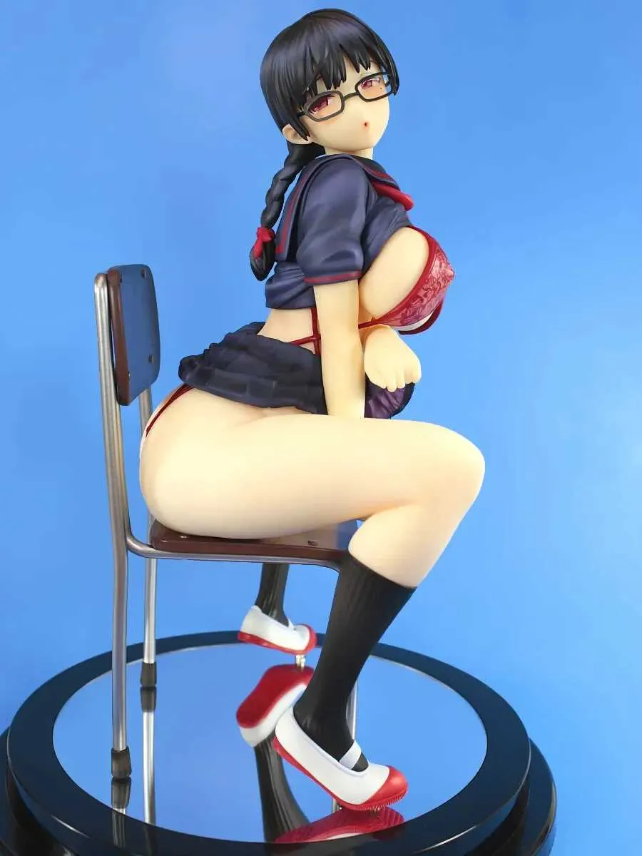 Action Action Toy Toy Figures 22cm anime Fujimi Fuyuko Sexy Girl تمثال PVC Action عارية الأشكال Hentai Collection Doll Doll Hompts Y240425BJ0B