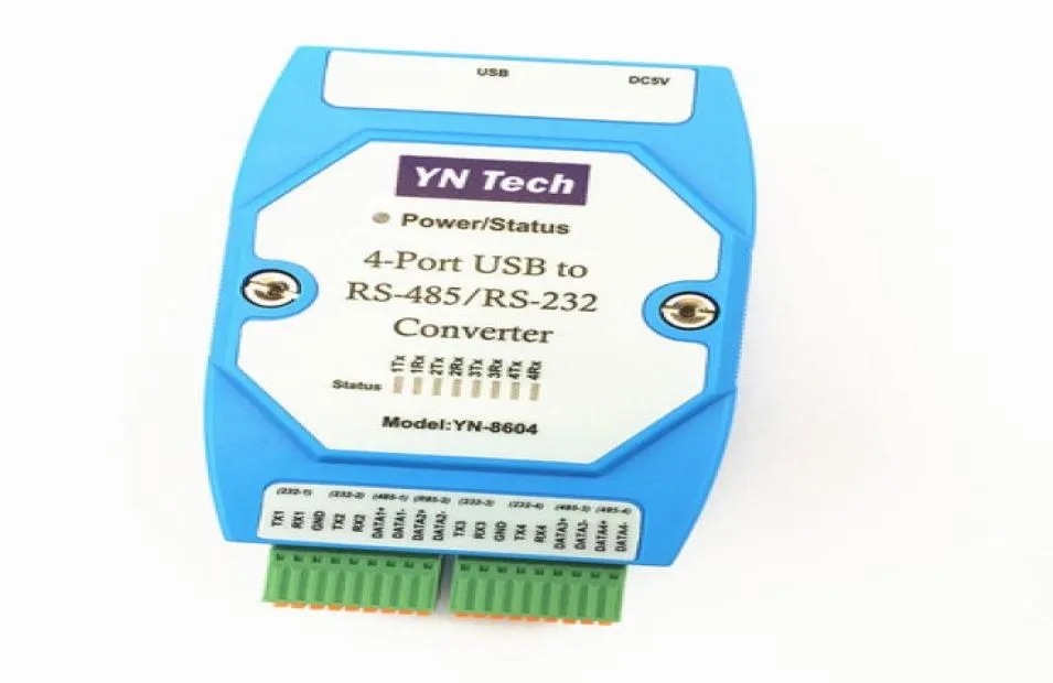 1PCS 4 PORT USB إلى RS485 RS232 محول 4 محول المنفذ COM التسلسلي FT42322287260