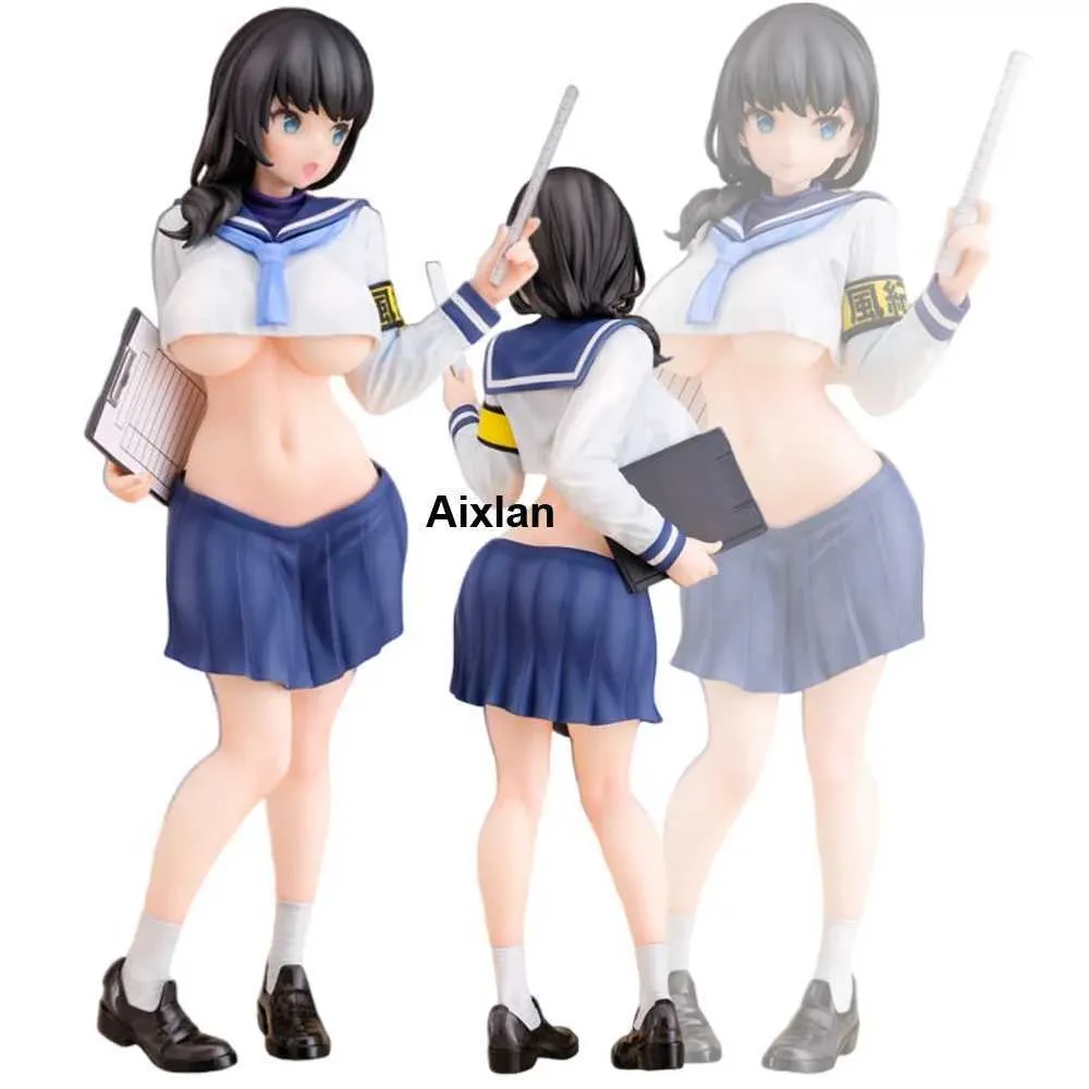 Action Toy Figures 25cm Japanese Toaru Majutsu No Index Anime Figure School Uniform Judgement PVC Action Figure Sexy Girl Collection Model Doll Toy Y24042590ZT