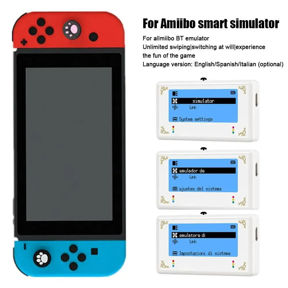 Ładowarka adaptera LCD dla inteligentnego symulatora Amiibo Infinite Card Inteligentna indukcja dla Amiibo Smart Simulator