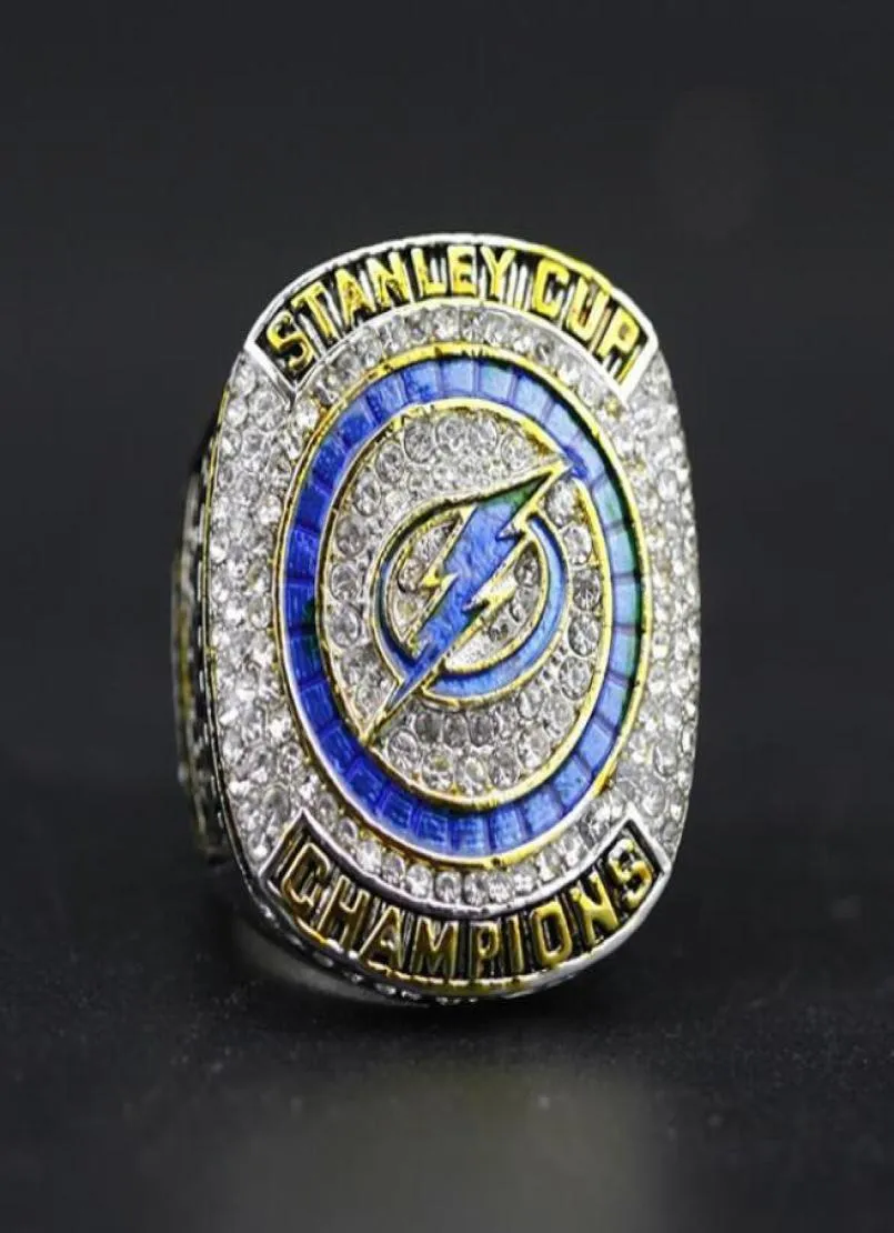 Hedman 2020 Tampa Bay Lightnin G Cup Team Champions Championship Ring With Tood Display Box Souvenir Men Fan Gift1430410