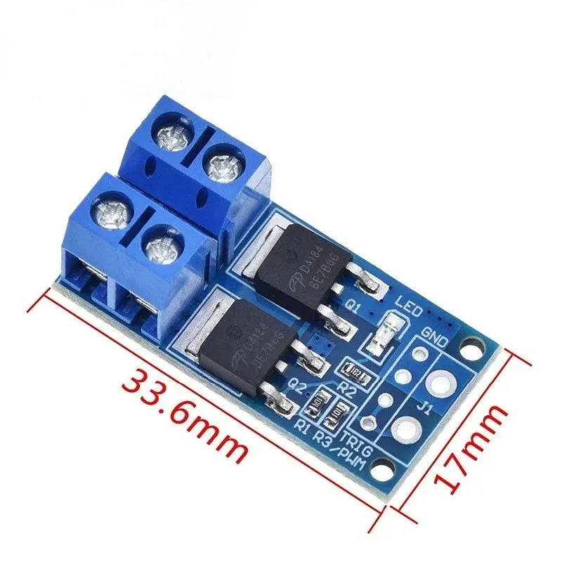 2024 PWM Regulator Controlepaneel voor hoog vermogen 15A 400W MOSFET TRIGGER SWITCH ADWANTE MODULE -bewerkingen