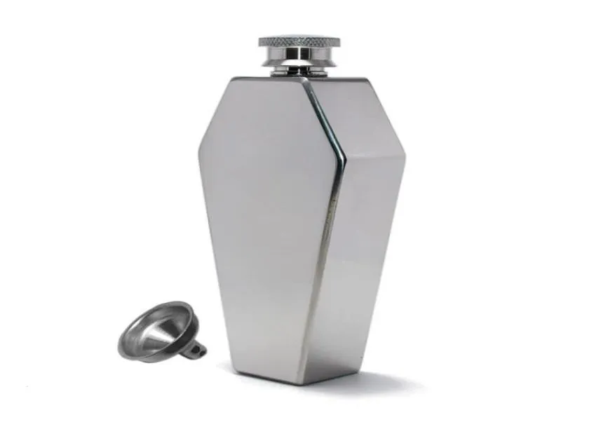 Estrella de cinco puntos Cinco Portable Mini Mini Flask Hip Acero inoxidable Creative Link Liquor Flasks Botella de vino con embudo para mujeres Drin9361508