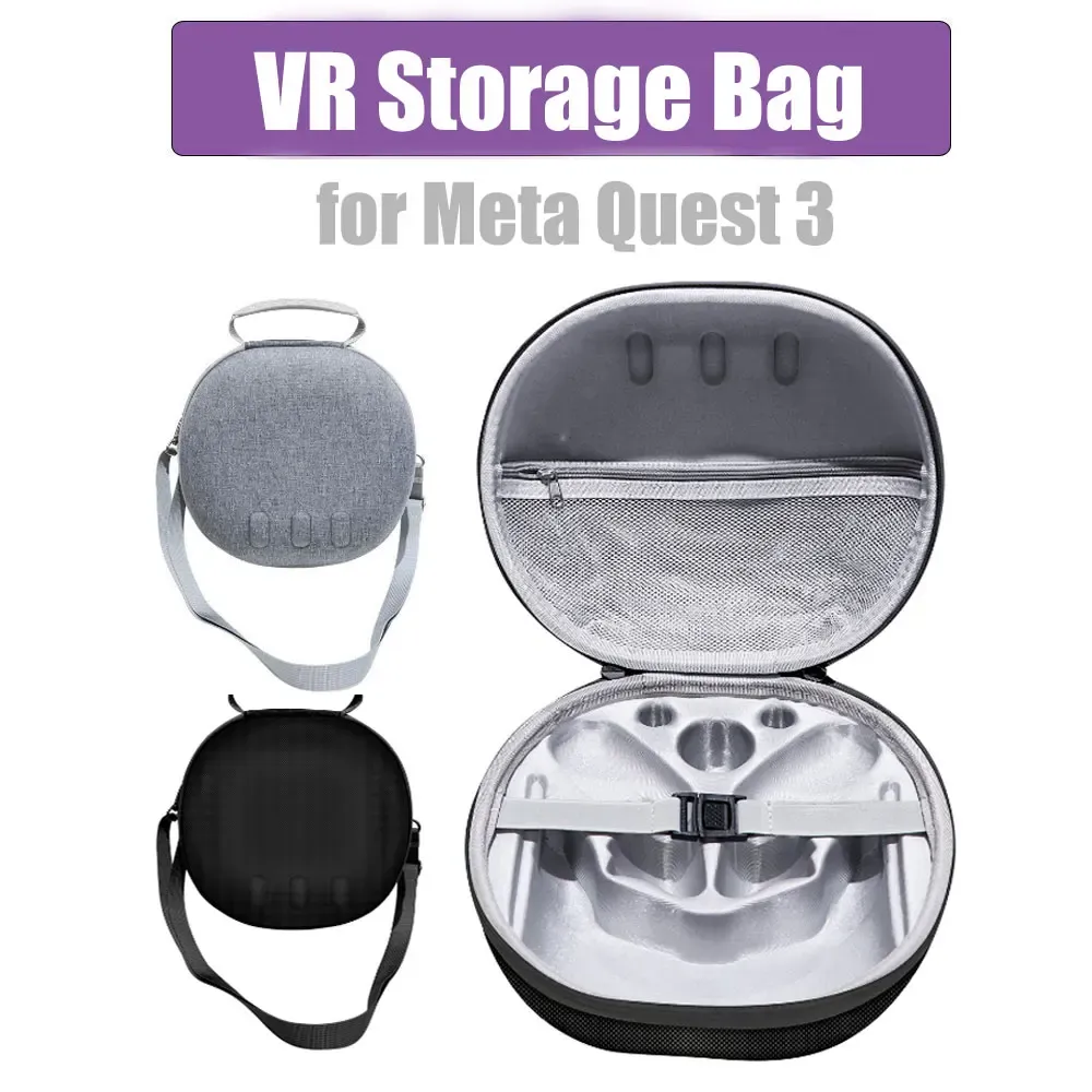 メタクエスト3 VRヘッドセット保護ポータブルハードキャリングケースのクエスト3 VRアクセサリー用メタの新しい収納バッグ