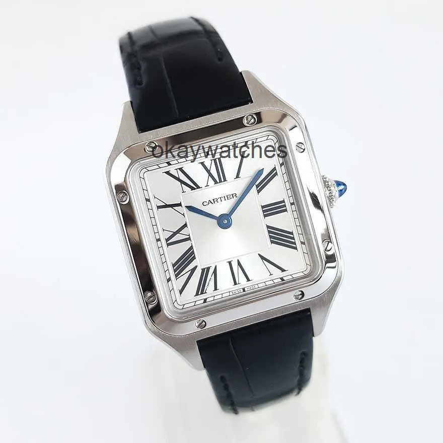 Dials arbeiten automatische Uhren Carter Womens Watch Sandoz Serie Square Quartz Mechanical Watch Neue WSSA0022