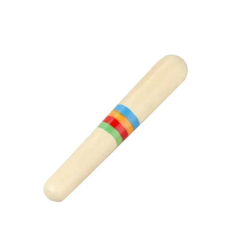 Sound Small Instrument Small Wooden Sound Tube With Single Threaded Ring For Kids Perfect ...