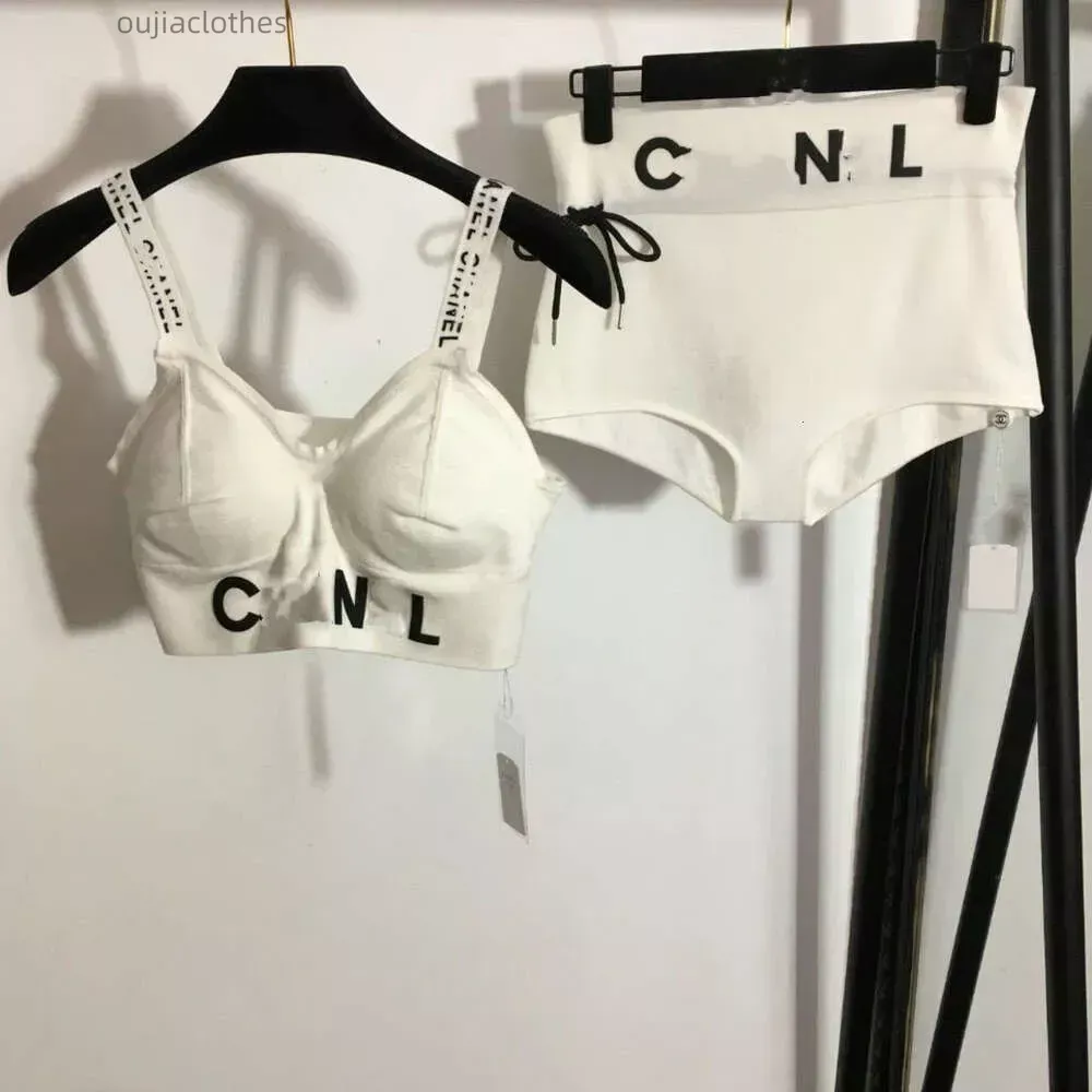 Dames bikini ontwerper zwempak dames mode brief print grafisch badmode strand feest sexy bha bikini tweedelige set
