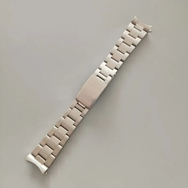 Cases 316L Brushed Stainless Steel Watch Bands 18mm 19mm 20mm Oyster Vintage Watch Strap Bracelet Fit For Rolex Watch