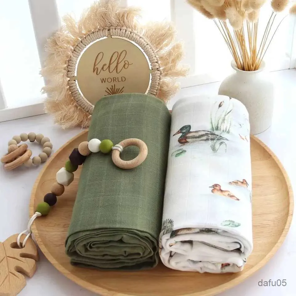 Cobertores panos de bambu de bambu gaze