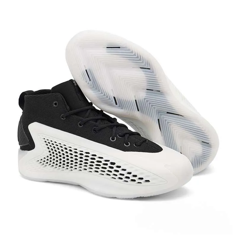 Économisez gros sur les achats en gros de Sneakers De Basket Ball  Extérieurs: Chaussures De Basket Ball AE Pour Hommes Argile Rouge, Noir,  Blanc,