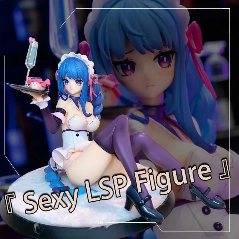 Action Toy Figures NSFW Anime Cute Figure Muse Dash Marija Maid ver 1/8 PVC Action Figur Kawaii Figur Model Doll Toys for Children Gifts Y240425MDWD