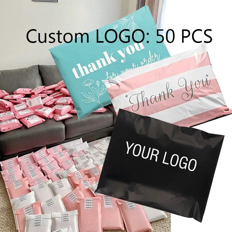 Bolsas de roupas de vestuário Courier Mailing Packaging logotipo personalizado