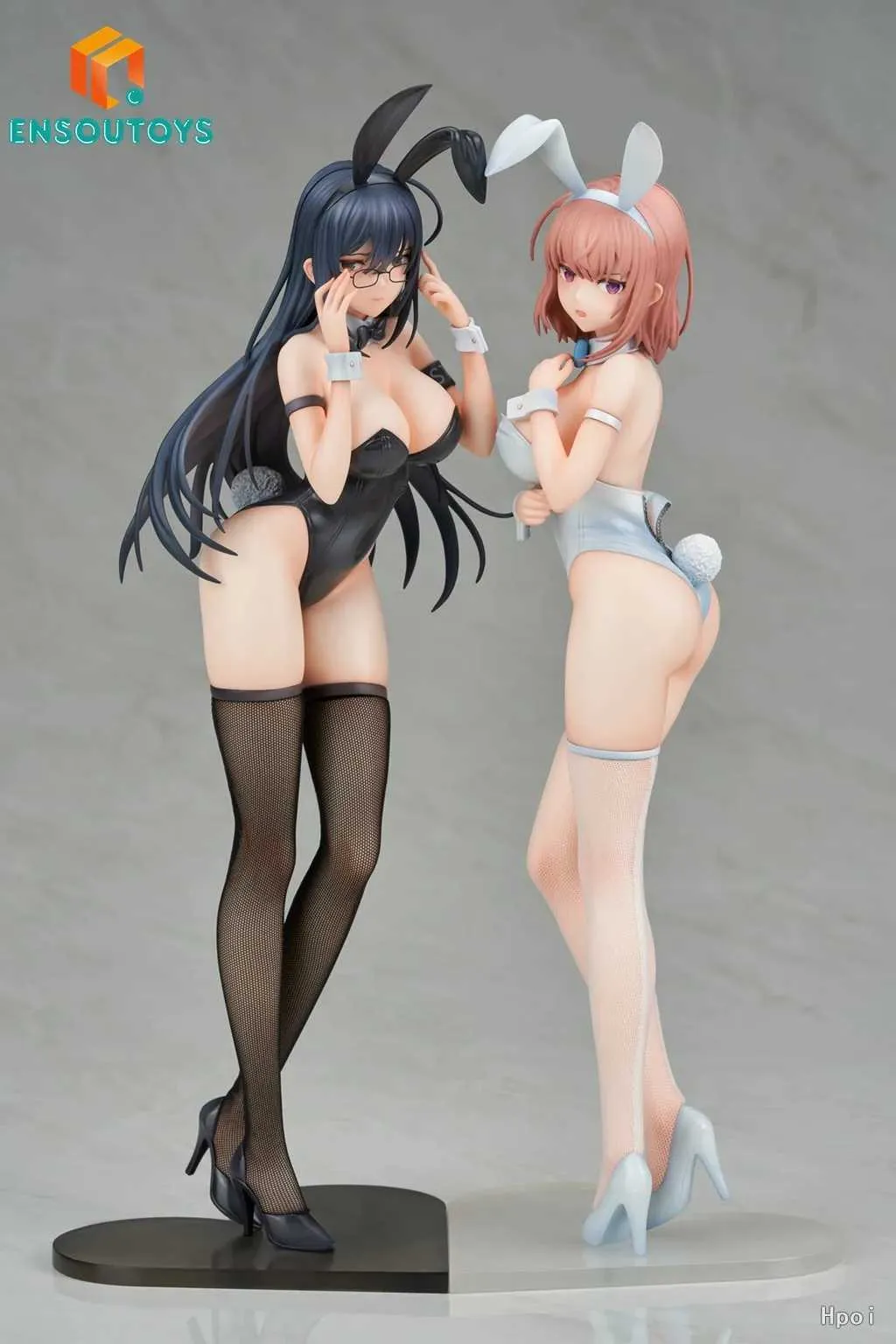 Figury zabawek akcji 30 cm Ensoutoys Black Bunny Aoi White Bunny Natsume 1/6 Skala PVC Figura Figura Dorosła Kolekcja Model zabawek hentai lalki