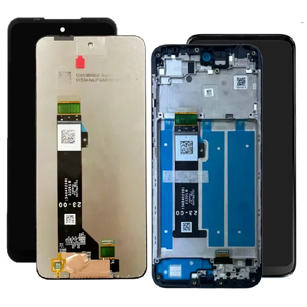 Remplacement de l'écran du téléphone pour Motorola G Play 2024 XT2413 6,5 pouces Assemblage d'affichage LCD Pantalla avec installation de cadre noir